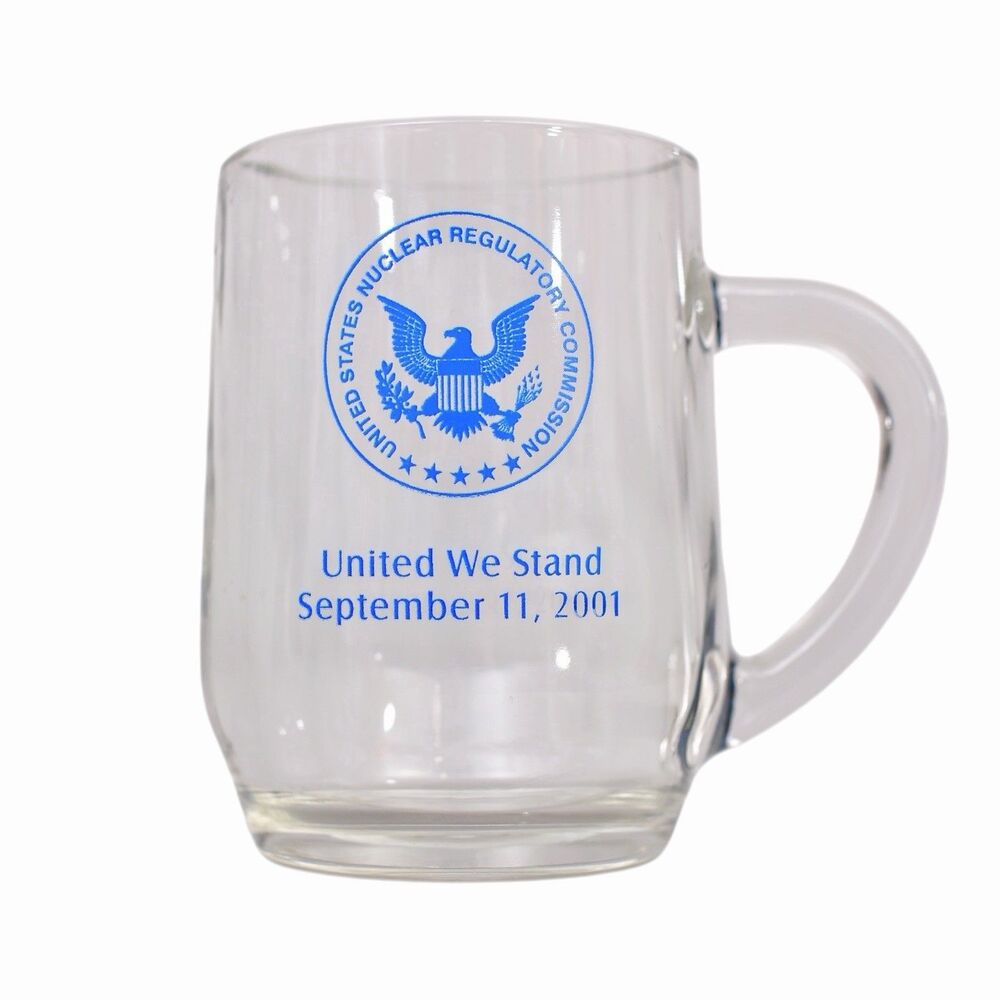 Vintage United States Nuclear Regulatory Commission United We Stand Coffee Mug